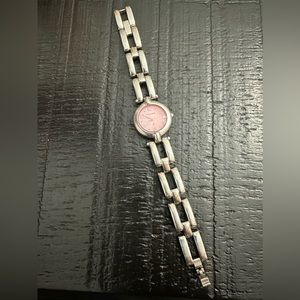 GUC Fossil watch pink face